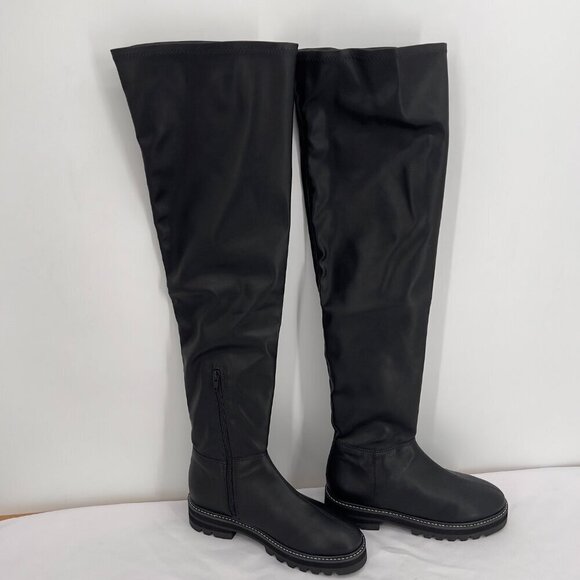 Aster Kandi Ecoflex Over-the-Knee Black Boots – Size 8 NWBox - Picture 4 of 9